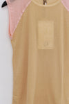 BASERANGE 25 Early Spring Short Sleeve Colorblock T-Shirt BAS-TOGNT-LW-SP25-HF HYELLOW/BUIO PINK